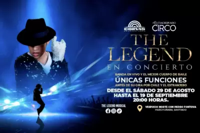 Michael Jackson The Legend en Concierto - El Extraordinario Circo - Musica