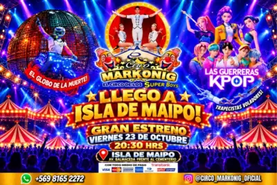 ¡Circo Markonig de los Super Boys llega a Isla de Maipo! - Circo